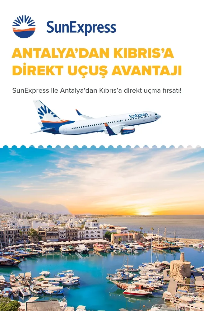 Antalya'dan Kıbrıs'a Direkt Uçuş Avantajı