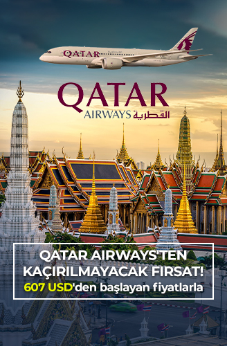 Qatar Airways Kampanyası ile her şey dahil 607 USD'den Başlayan Fiyatlarla