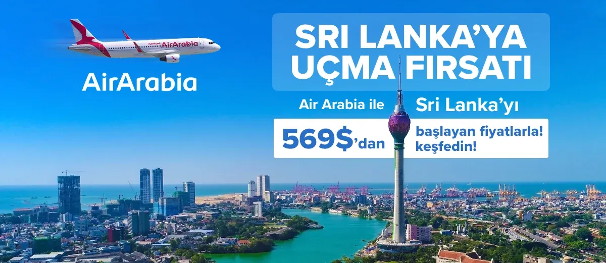 Air Arabia İle Sri Lanka’ya Uçma Fırsatı - küçük resim