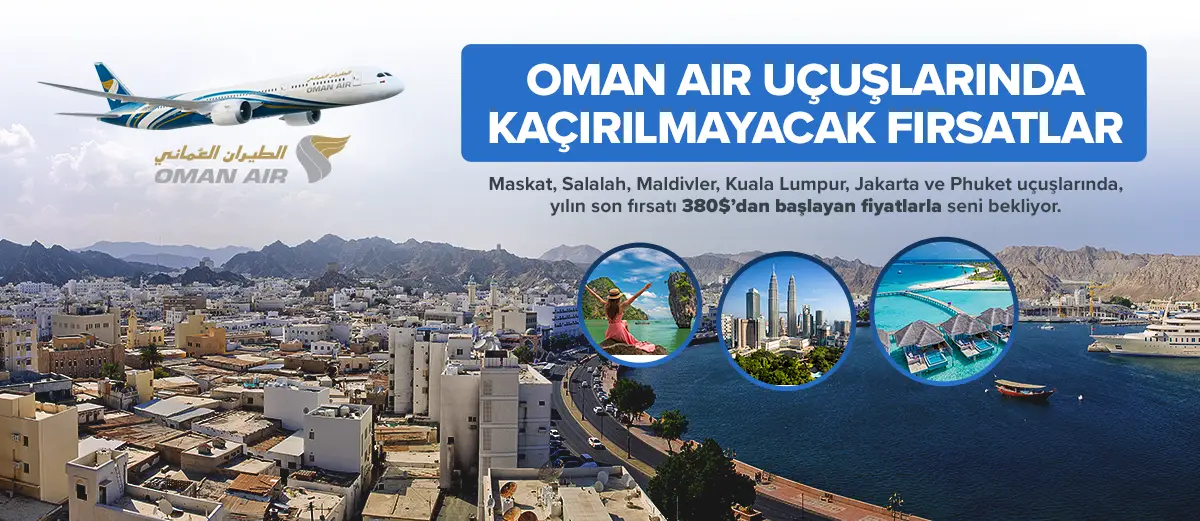 Oman Air Uçuşlarında Kaçırılmayacak Fırsatlar - küçük resim